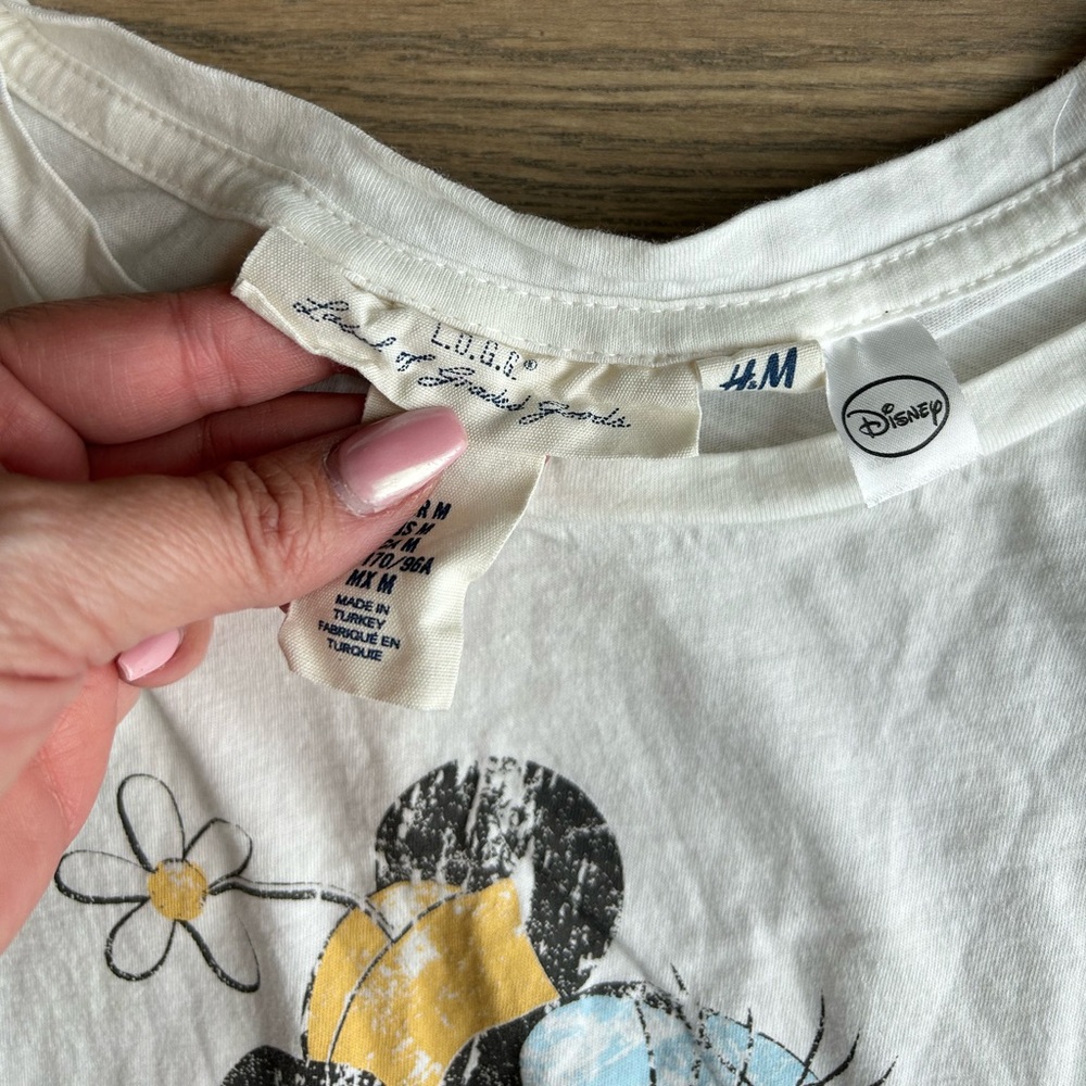 Disney White and Red Minnie Mouse Tee - Picture 3 of 3